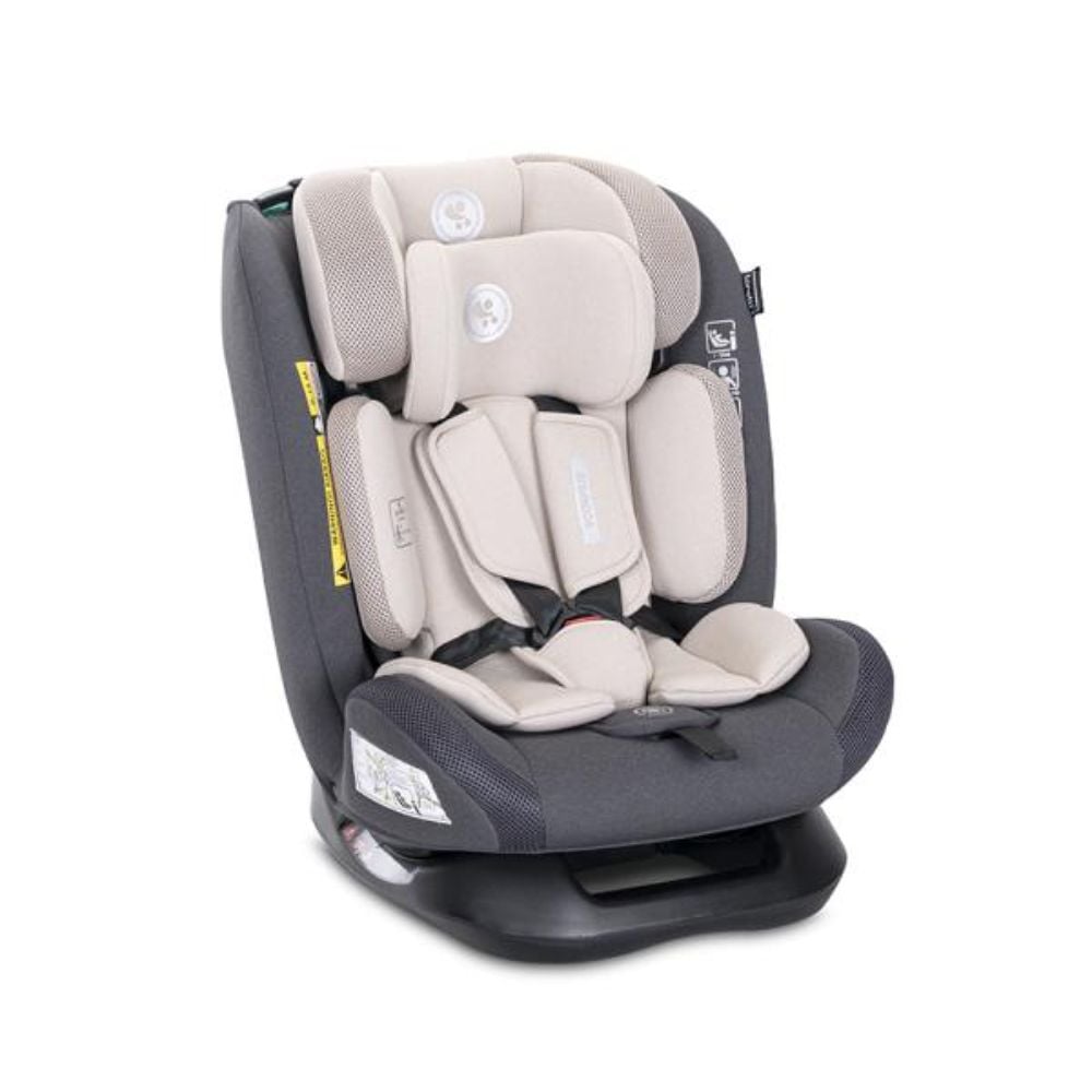 Scaun auto, Lorelli Scorpius, I-Size, 0 luni-12 ani, 40-150 cm, Beige