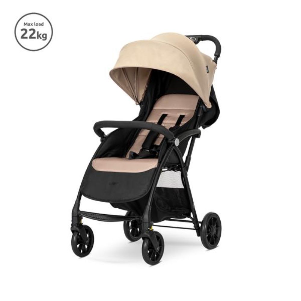 Carucior pentru nou-nascut, Lorelli Fresh, ultra-light, pana la 22 kg, Beige