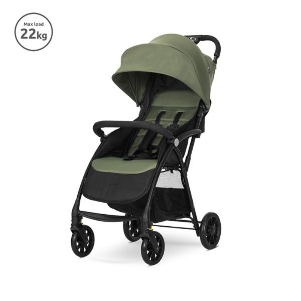 Carucior pentru nou-nascut, Lorelli Fresh, ultra-light, pana la 22 kg, Green New
