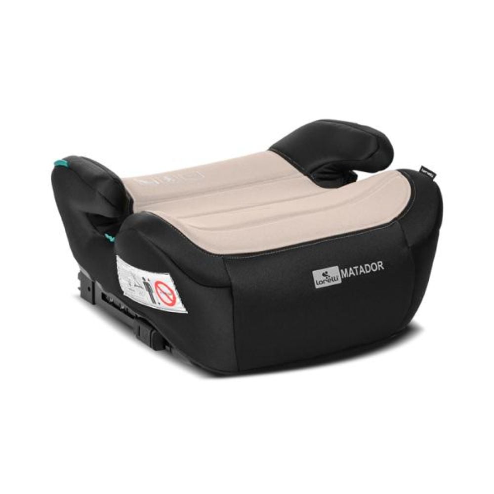 Inaltator Auto, Lorelli Matador, Isofix, I-Size, 6-12 ani, 125-150 cm, certificat R129, Beige