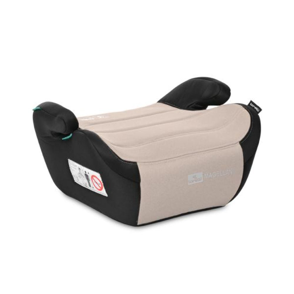 Inaltator auto, Lorelli Magellan, I-Size, 6-12 ani, 125-150 cm, certificat R129, Beige