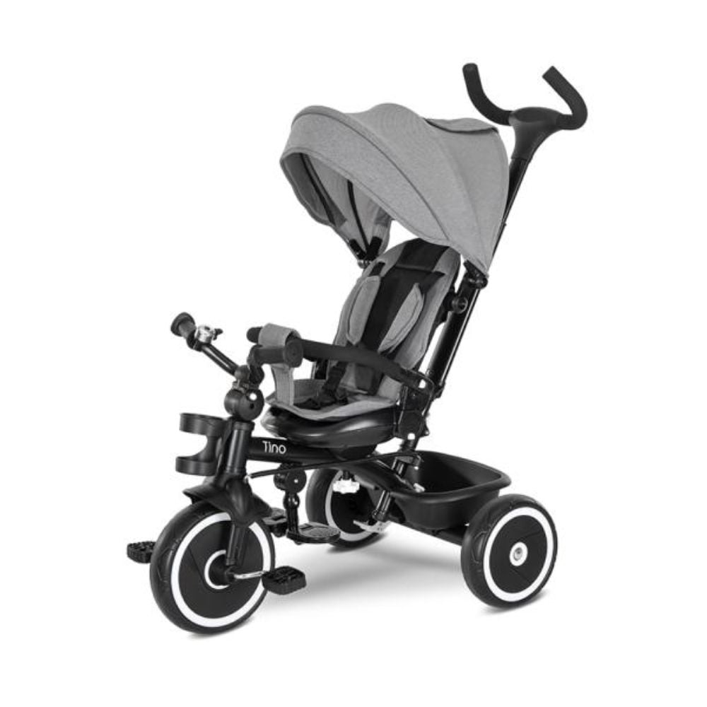Tricicleta, Lorelli Tino, sezut rotativ 360 grade, scaun rabatabil, control parental, Grey