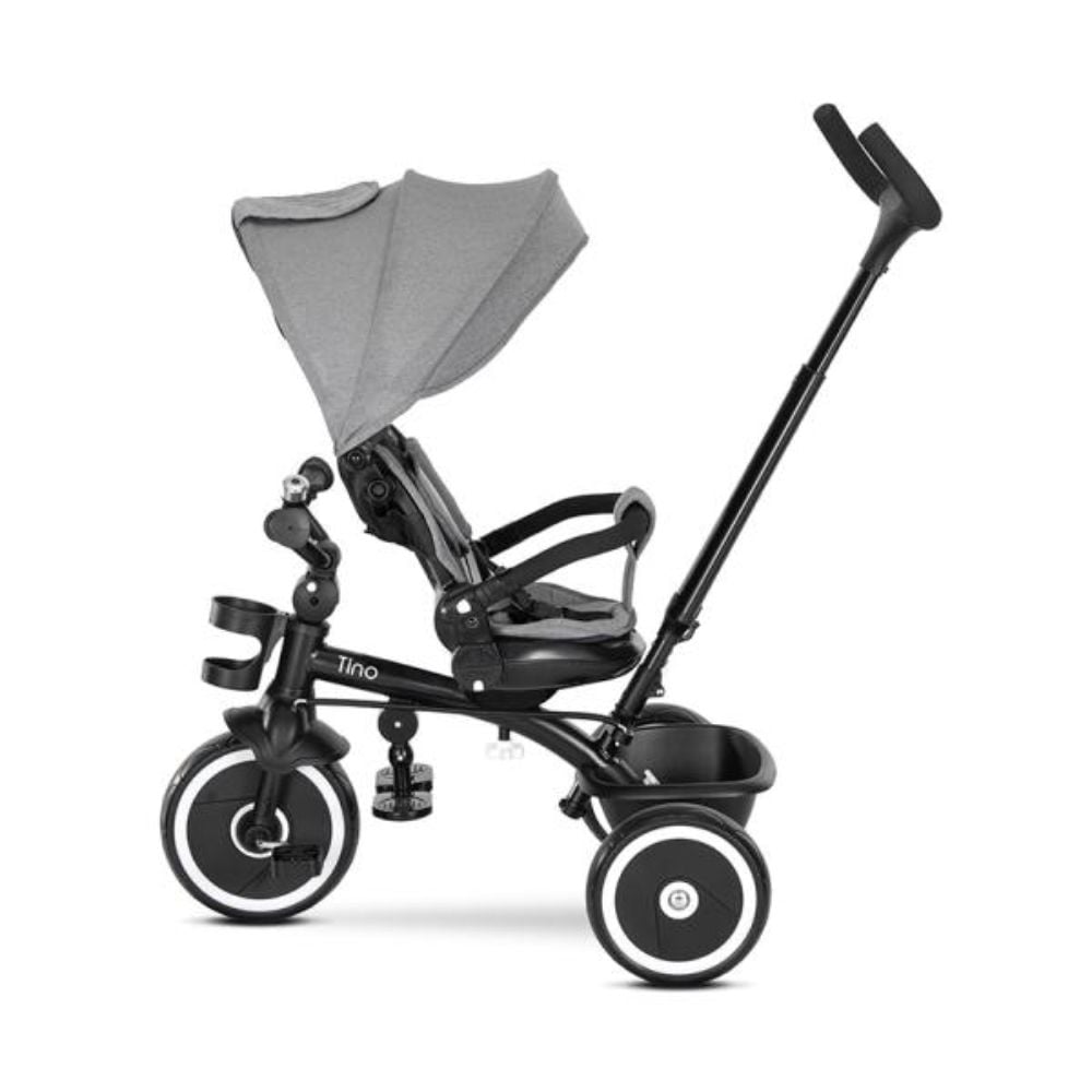Tricicleta, Lorelli Tino, sezut rotativ 360 grade, scaun rabatabil, control parental, Grey
