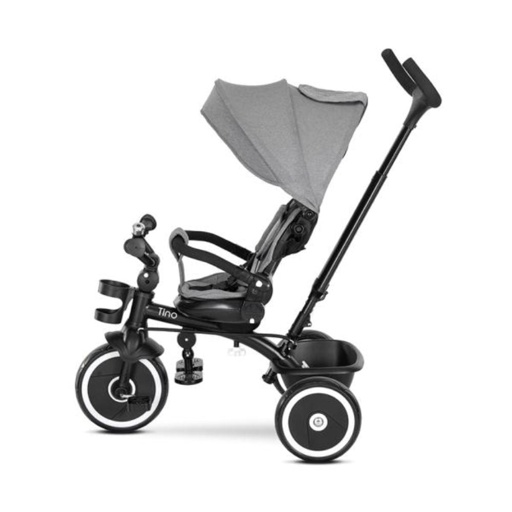Tricicleta, Lorelli Tino, sezut rotativ 360 grade, scaun rabatabil, control parental, Grey