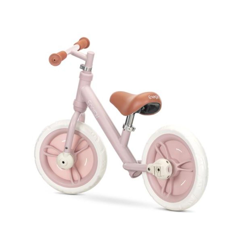 Bicicleta de echilibru 2 in 1, Lorelli Energy, include pedale si roti auxiliare, Pink