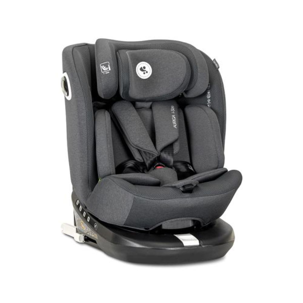 Scaun auto, Lorelli Auriga, I-Size, Isofix, anti rebound bar, rotativ 360, SPS, 40-150 cm, Grey
