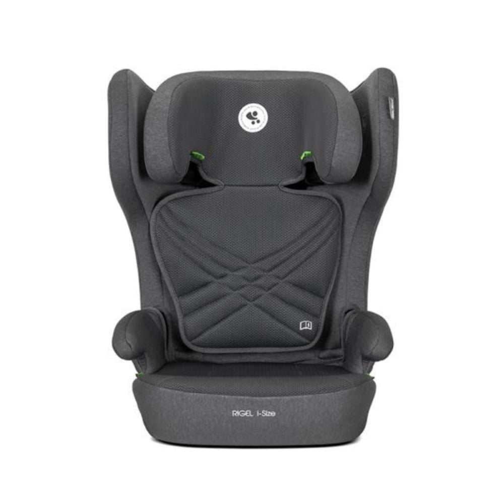 Scaun auto, Lorelli Rigel, I-Size, Isofix, pliabil pentru depozitare usoara, tetiera reglabila, 100-150 cm, Grey