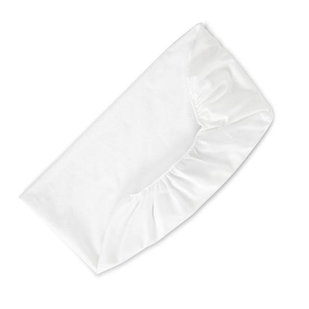 Protectie impermeabila saltea bebe, tip cearsaf cu elastic, Lorelli, 70 x 140 + 20 cm, Alb