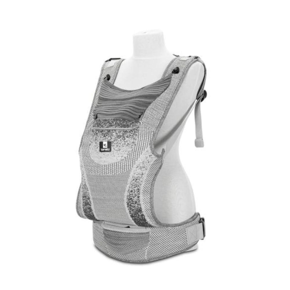 Marsupiu ergonomic pentru bebelusi, Lorelli Mia, pozitii multiple de purtare, Grey