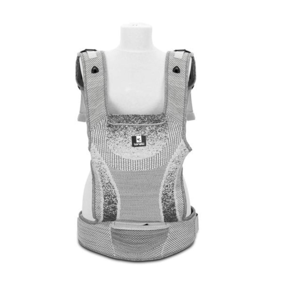 Marsupiu ergonomic pentru bebelusi, Lorelli Mia, pozitii multiple de purtare, Grey