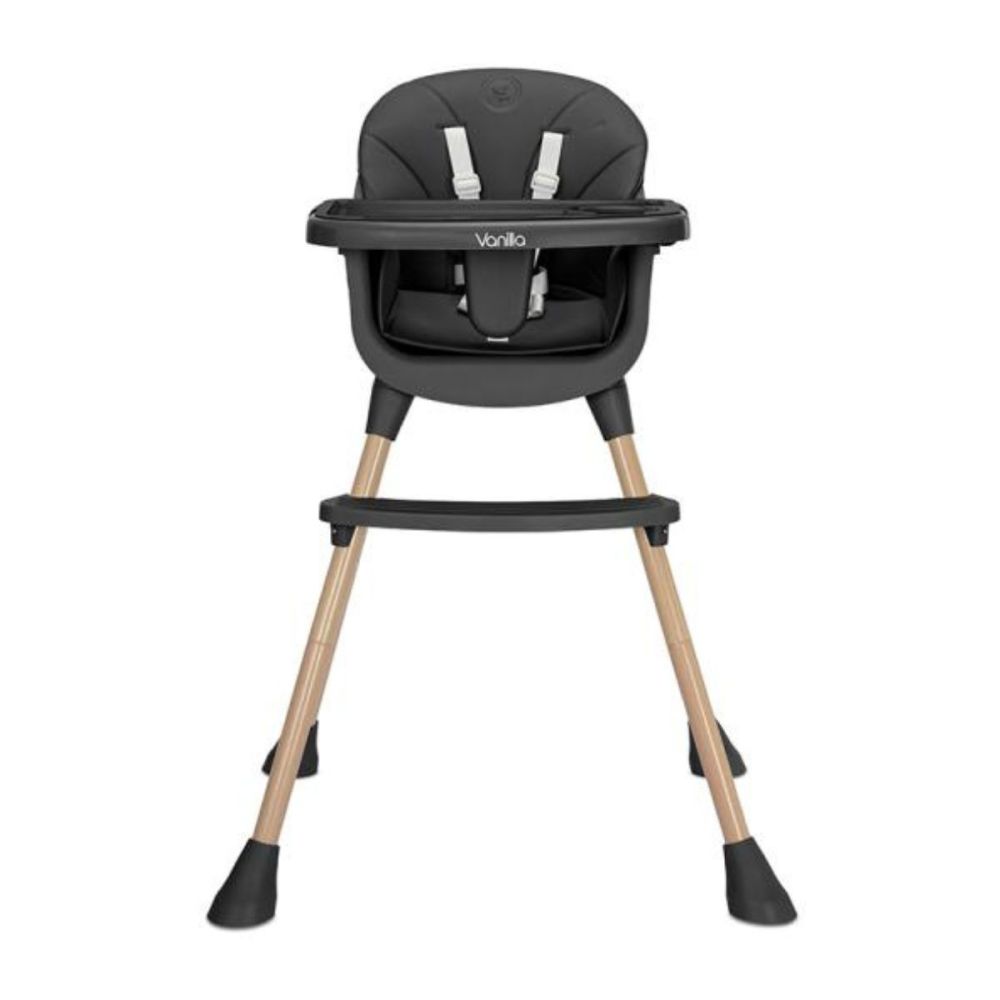 Scaun inalt de masa, Lorelli Vanilla, 3 in 1, Black