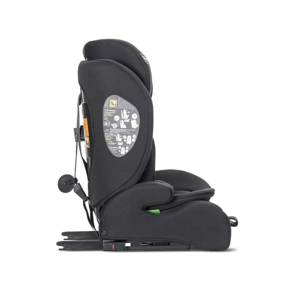 Scaun auto, Lorelli Rio, Isofix cu Top Tether, I-Size, 76-150 cm, Black