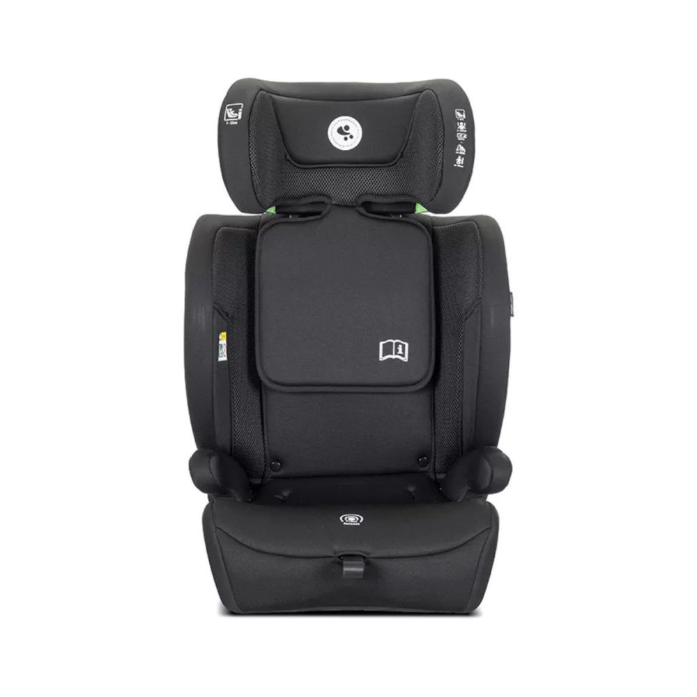 Scaun auto, Lorelli Rio, Isofix cu Top Tether, I-Size, 76-150 cm, Black
