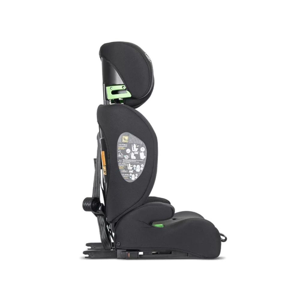 Scaun auto, Lorelli Rio, Isofix cu Top Tether, I-Size, 76-150 cm, Black