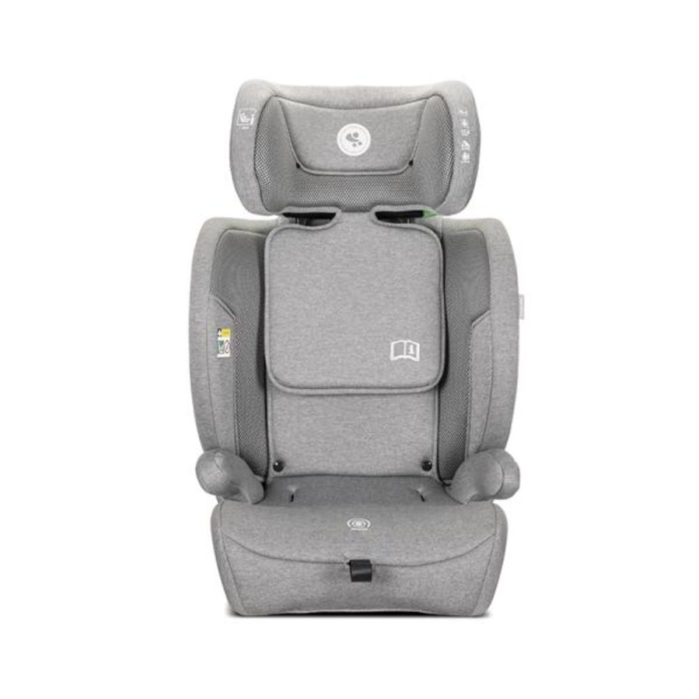 Scaun auto, Lorelli Rio, Isofix cu Top Tether, I-Size, 76-150 cm, Grey