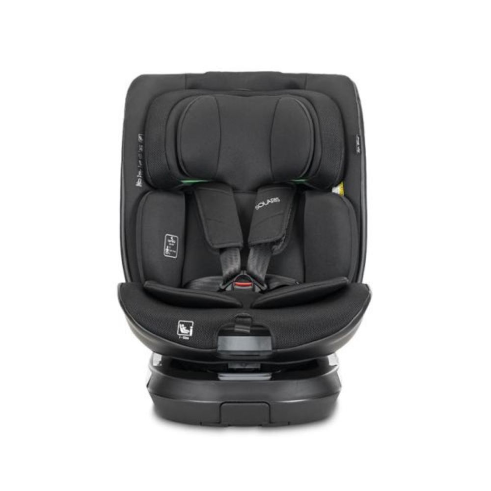 Scaun auto, Lorelli Solaris, I-Size, Isofix, picior de sprijin, rotativ 360, 40-150 cm, Black