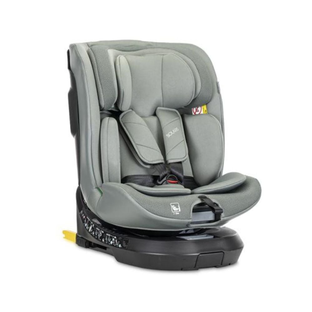 Scaun auto, Lorelli Solaris, I-Size, Isofix, picior de sprijin, rotativ 360, 40-150 cm, Green