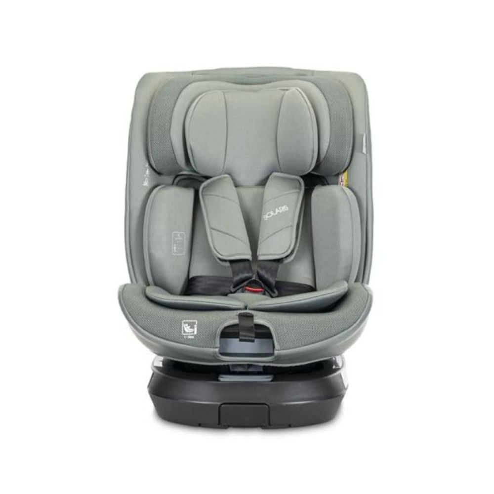 Scaun auto, Lorelli Solaris, I-Size, Isofix, picior de sprijin, rotativ 360, 40-150 cm, Green