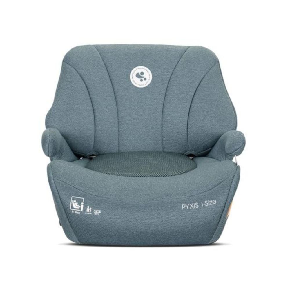 Scaun auto, Lorelli Pyxis, I-Size, Isofix, tip booster cu spatar detasabil, 125-150 cm, Blue