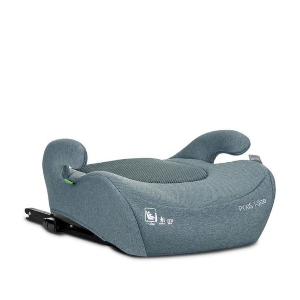 Scaun auto, Lorelli Pyxis, I-Size, Isofix, tip booster cu spatar detasabil, 125-150 cm, Blue