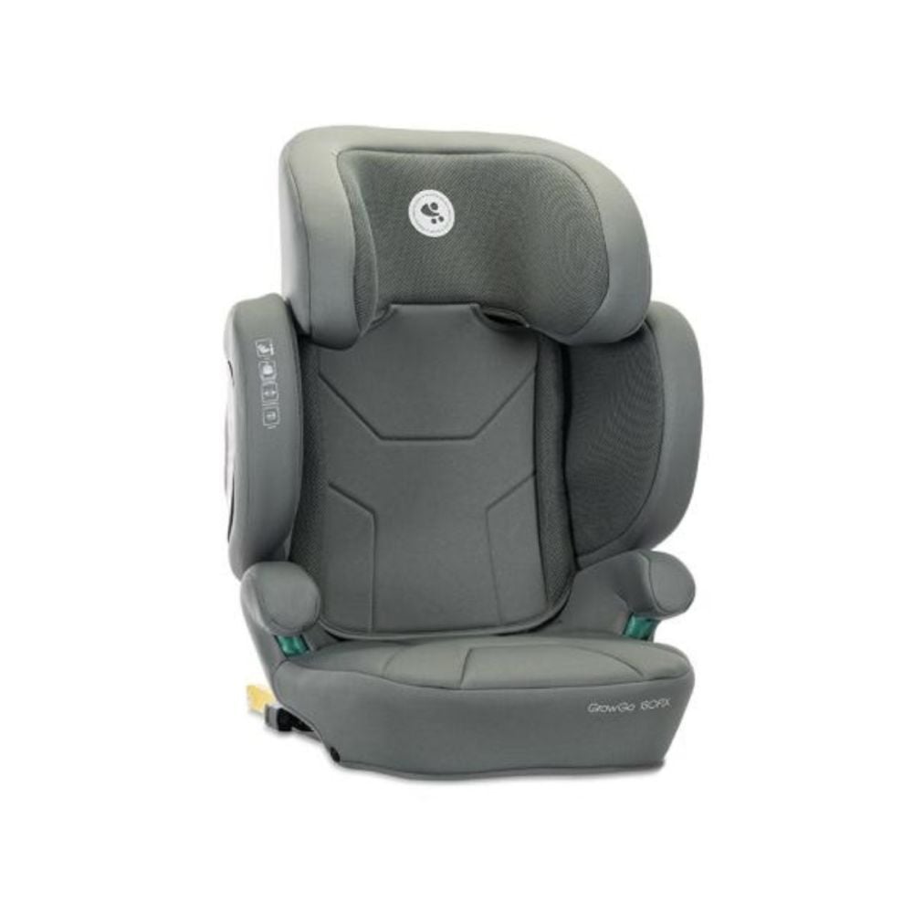 Scaun auto, Lorelli Growgo, Isofix, pliabil, protectii laterale extensibile, spatar reglabil, tetiera reglabila, 100-150 cm, Green