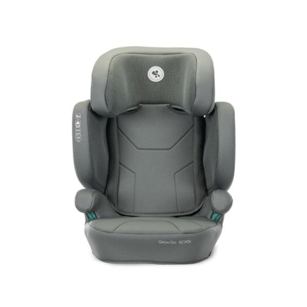 Scaun auto, Lorelli Growgo, Isofix, pliabil, protectii laterale extensibile, spatar reglabil, tetiera reglabila, 100-150 cm, Green