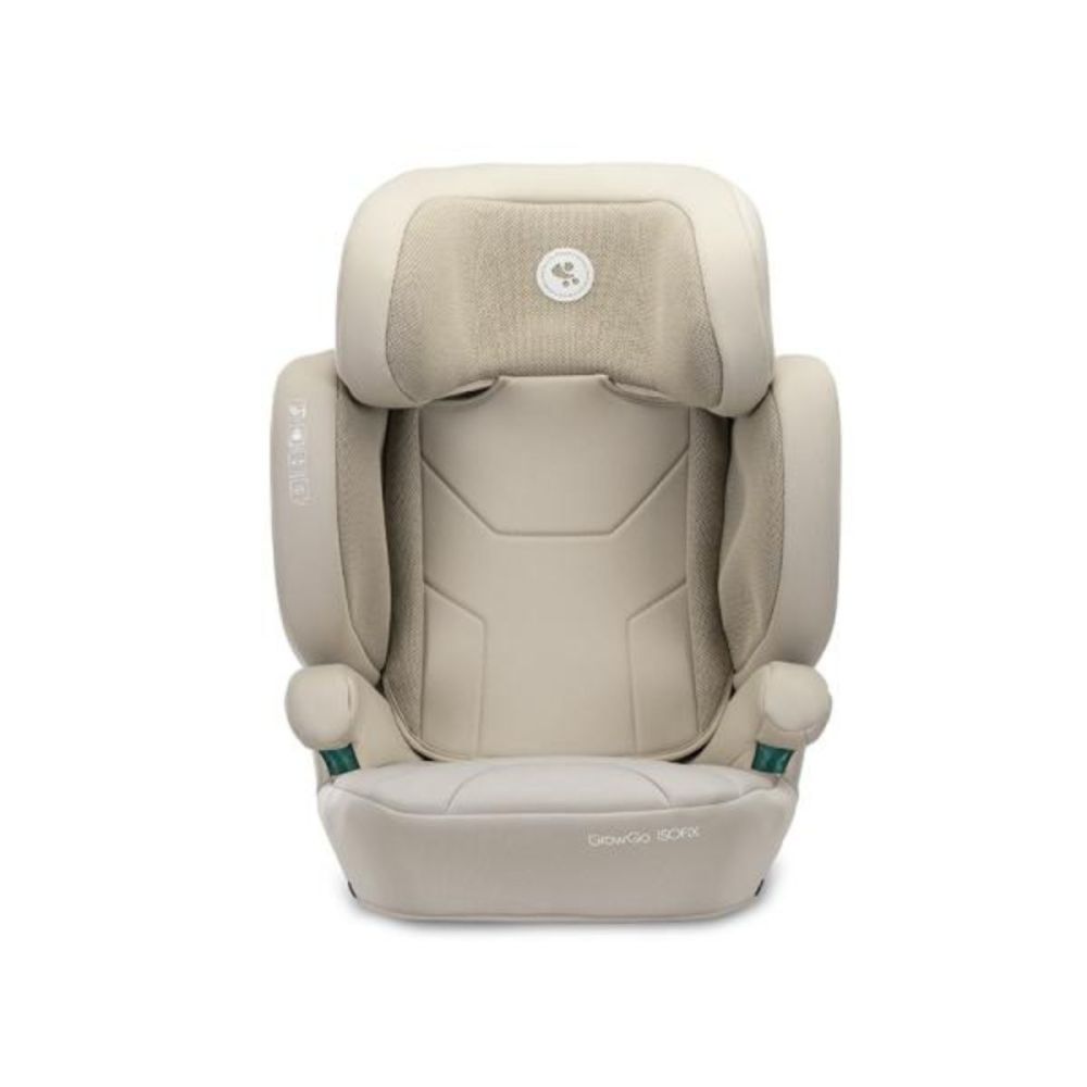 Scaun auto, Lorelli Growgo, Isofix, pliabil, protectii laterale extensibile, spatar reglabil, tetiera reglabila, 100-150 cm, Beige