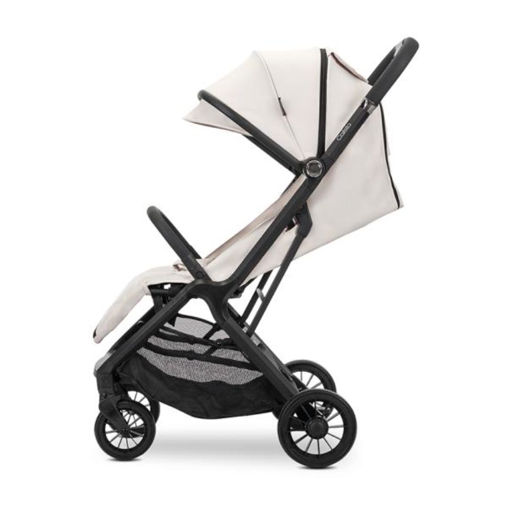Carucior pentru copii, Lorelli Calista, pliere automata, cadru aluminiu, pana la 22 kg, Beige