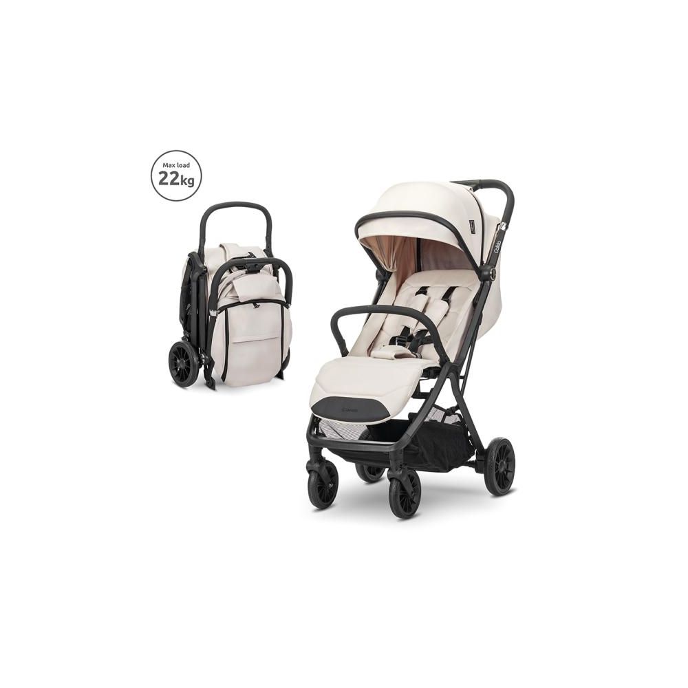 Carucior pentru copii, Lorelli Calista, pliere automata, cadru aluminiu, pana la 22 kg, Beige