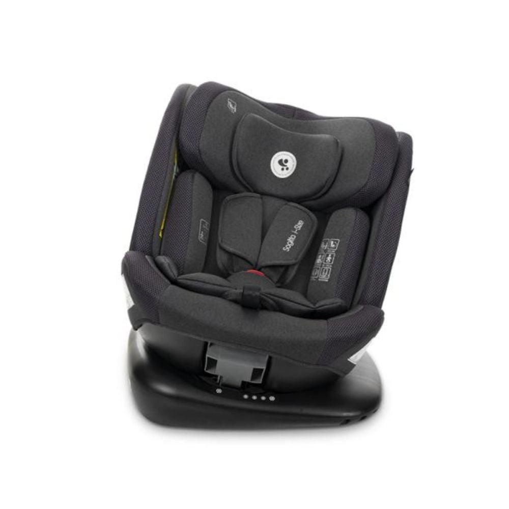 Scaun auto, Lorelli Sagitta, I-Size, rotativ 360, protectie SPS, 40-150 cm, Black