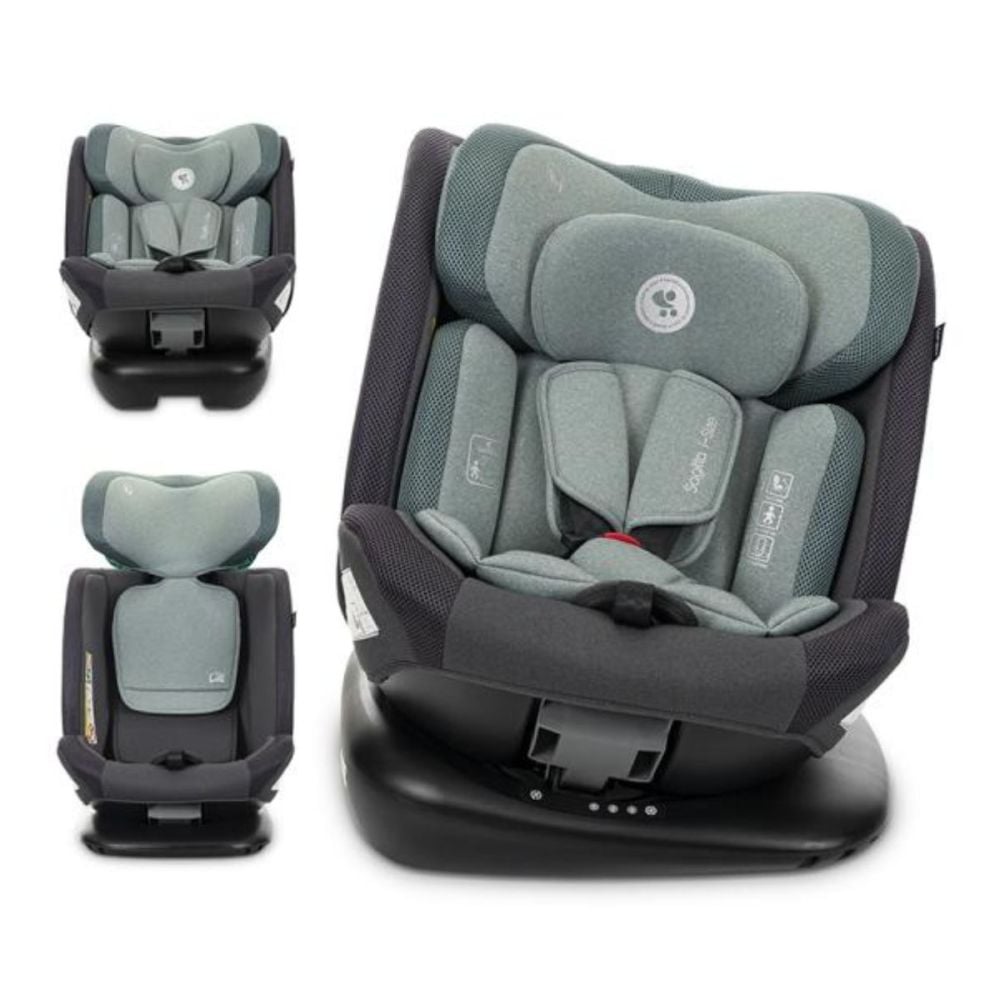Scaun auto, Lorelli Sagitta, I-Size, rotativ 360, protectie SPS, 40-150 cm, Green