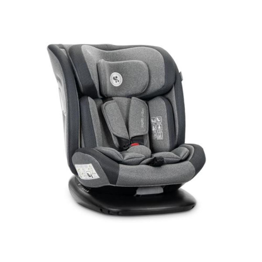 Scaun auto, Lorelli Sagitta, I-Size, rotativ 360, protectie SPS, 40-150 cm, Grey