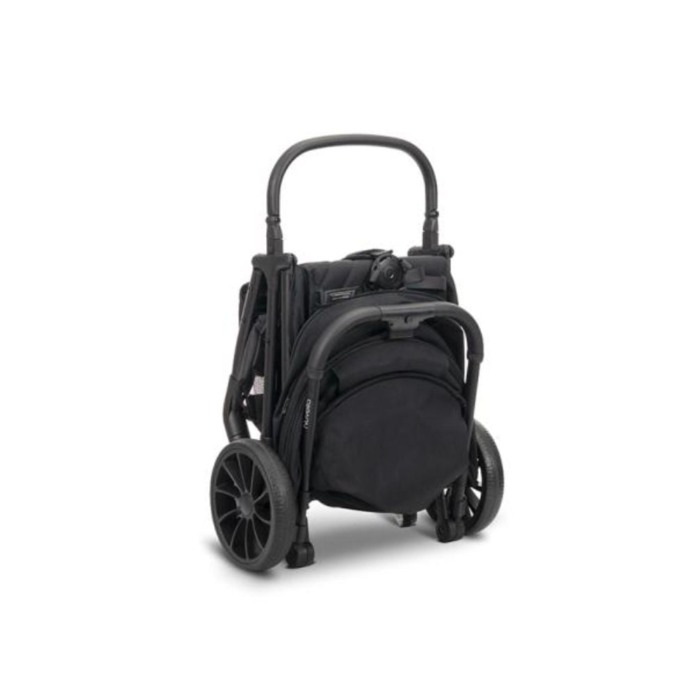 Carucior pentru copii, Lorelli Nuvella, pliere cu o mana, spatar reglabil, pana la 22 kg, Black