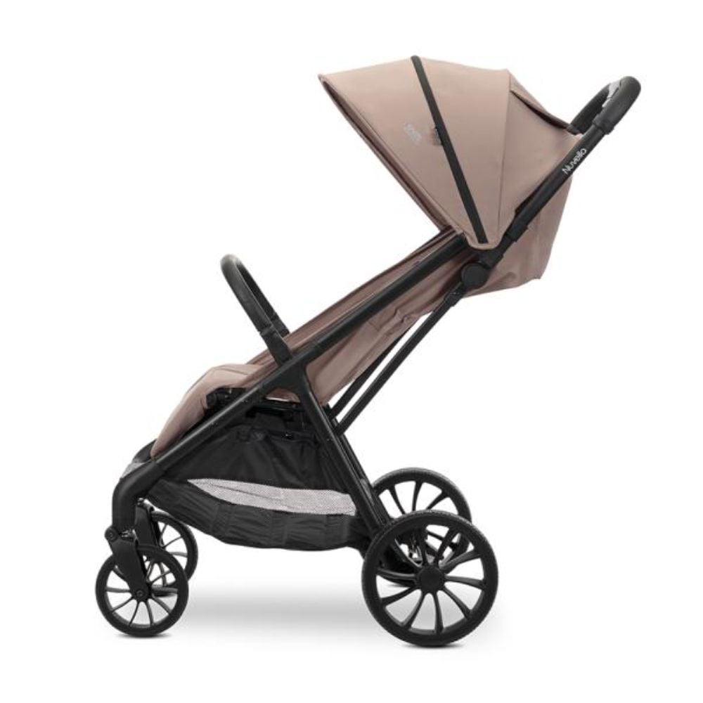 Carucior pentru copii, Lorelli Nuvella, pliere cu o mana, spatar reglabil, pana la 22 kg, Beige
