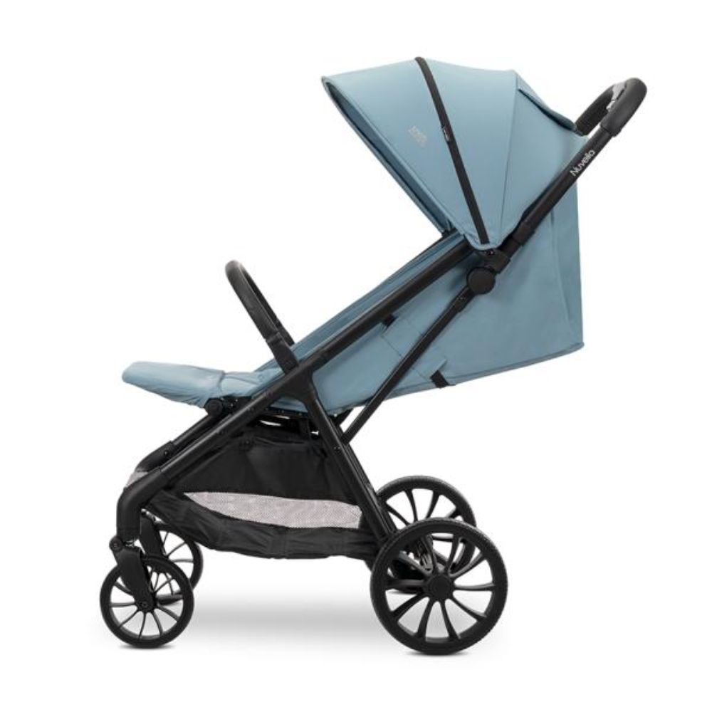 Carucior pentru copii, Lorelli Nuvella, pliere cu o mana, spatar reglabil, pana la 22 kg, Blue