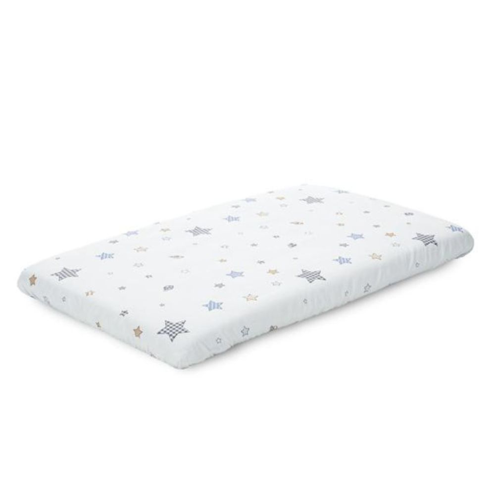 Cearceaf cu elastic pentru patut, 98 x 65 cm, 100% bumbac ranforce, Blue