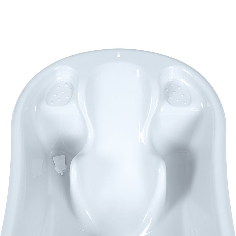Cadita cu suport anatomic incorporat, Kikka Boo Hippo, Blue, 94 cm