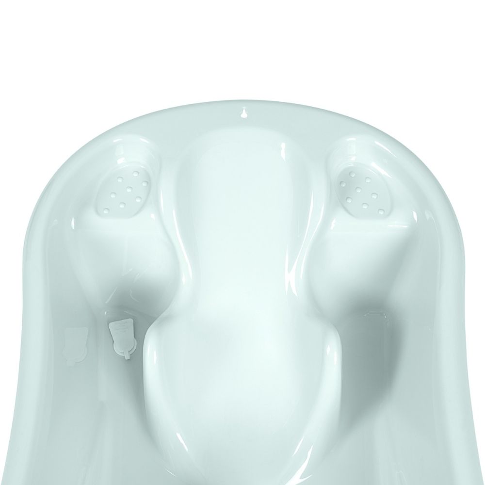 Cadita cu suport anatomic incorporat, Kikka Boo Hippo, Verde, 94 cm