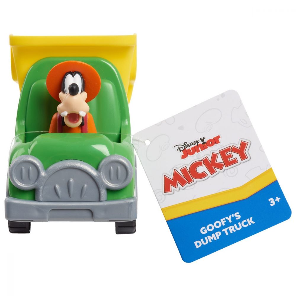 Figurina Mickey Mouse, Goofy in masinuta, 38736
