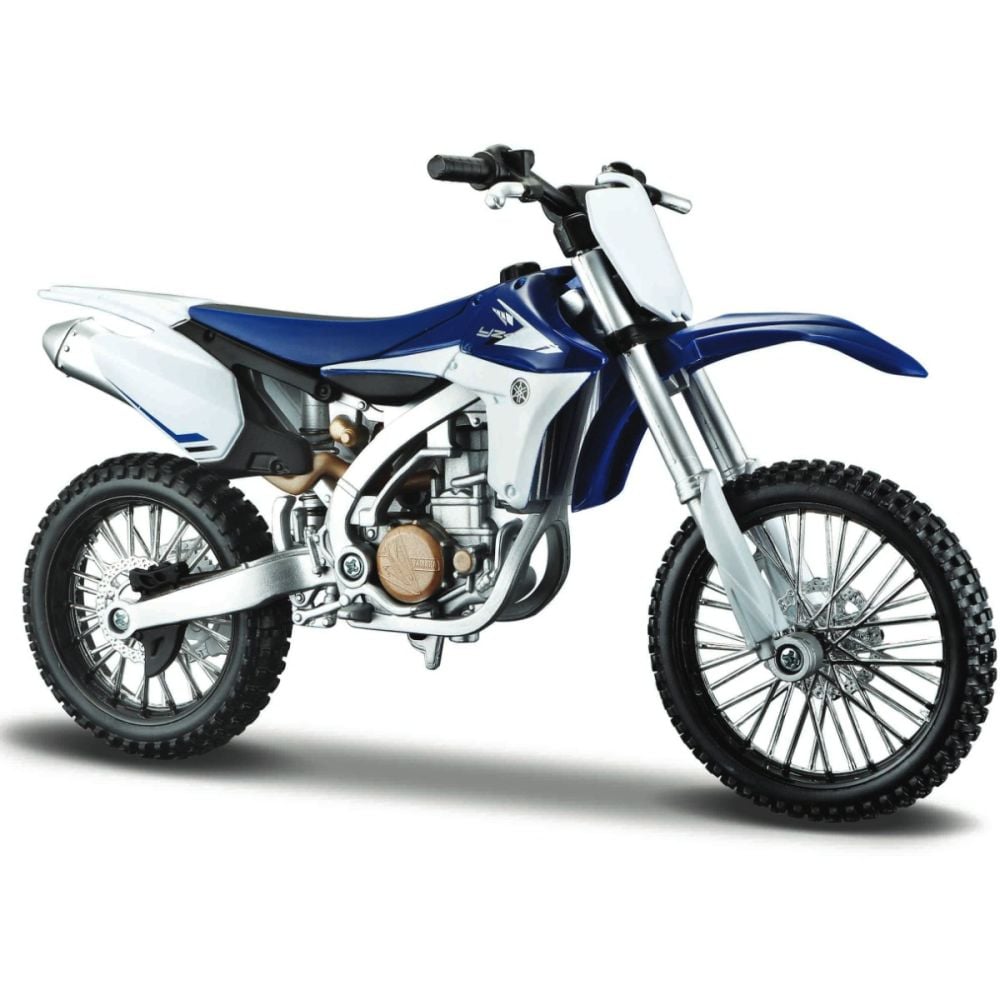 Motocicleta de asamblat Maisto, Yamaha YZ 450 F 2013, 1:12, Albastru