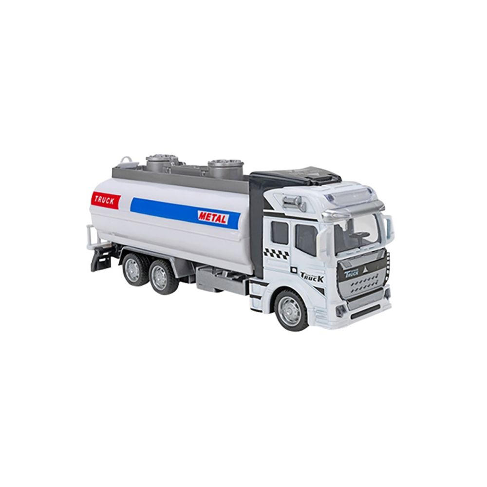 Cisterna Globo Die Cast Pull Back & Go, Alb