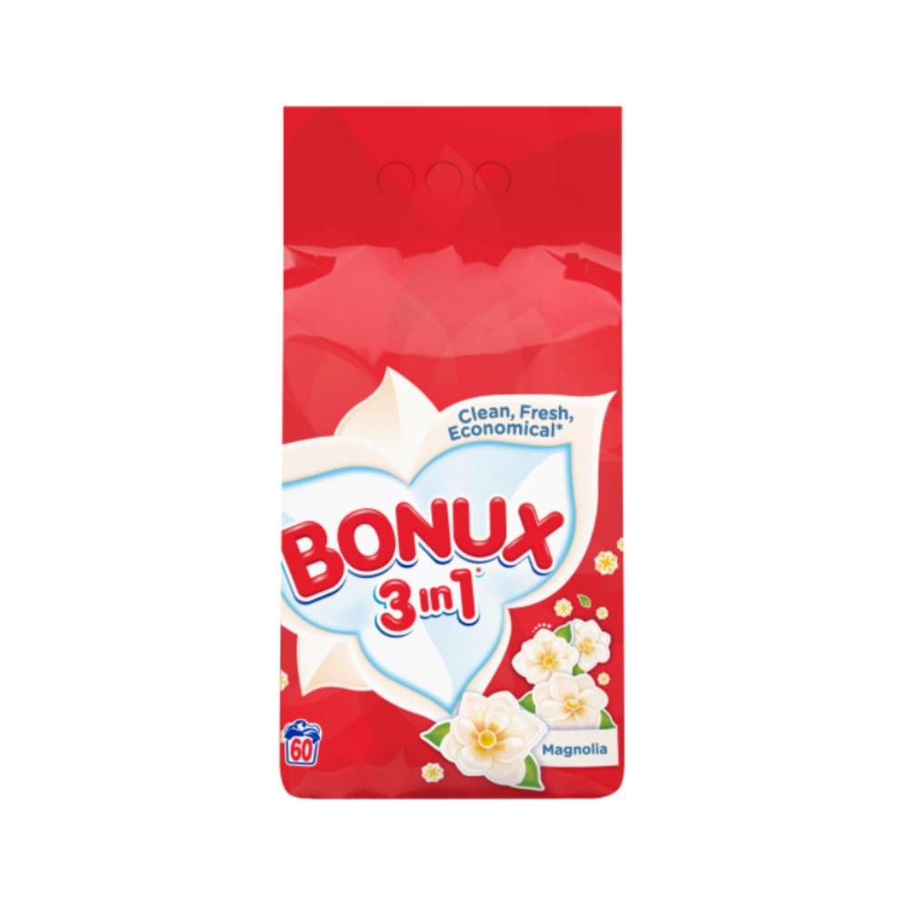 Detergent Bonux 3 in 1 Automat Magnolie Color, 6 Kg