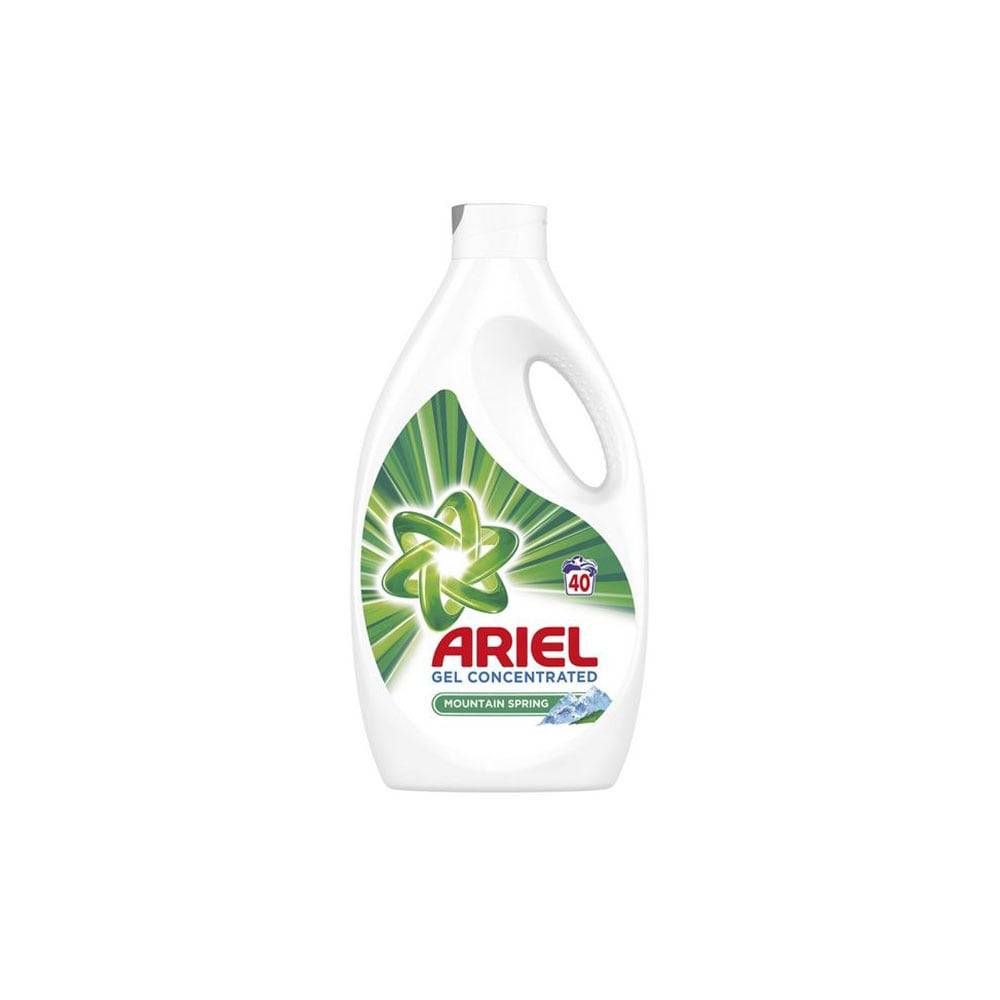 Detergent Ariel Lichid Mountain Spring 40 Spalari, Gel 2.2 l 