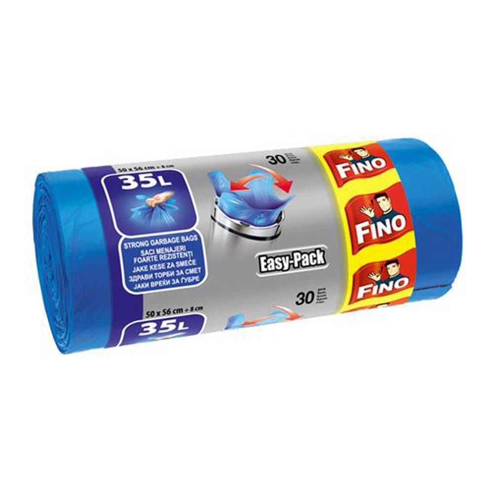 Saci pentru gunoi Fino Easy-Pack, 35l, 30buc