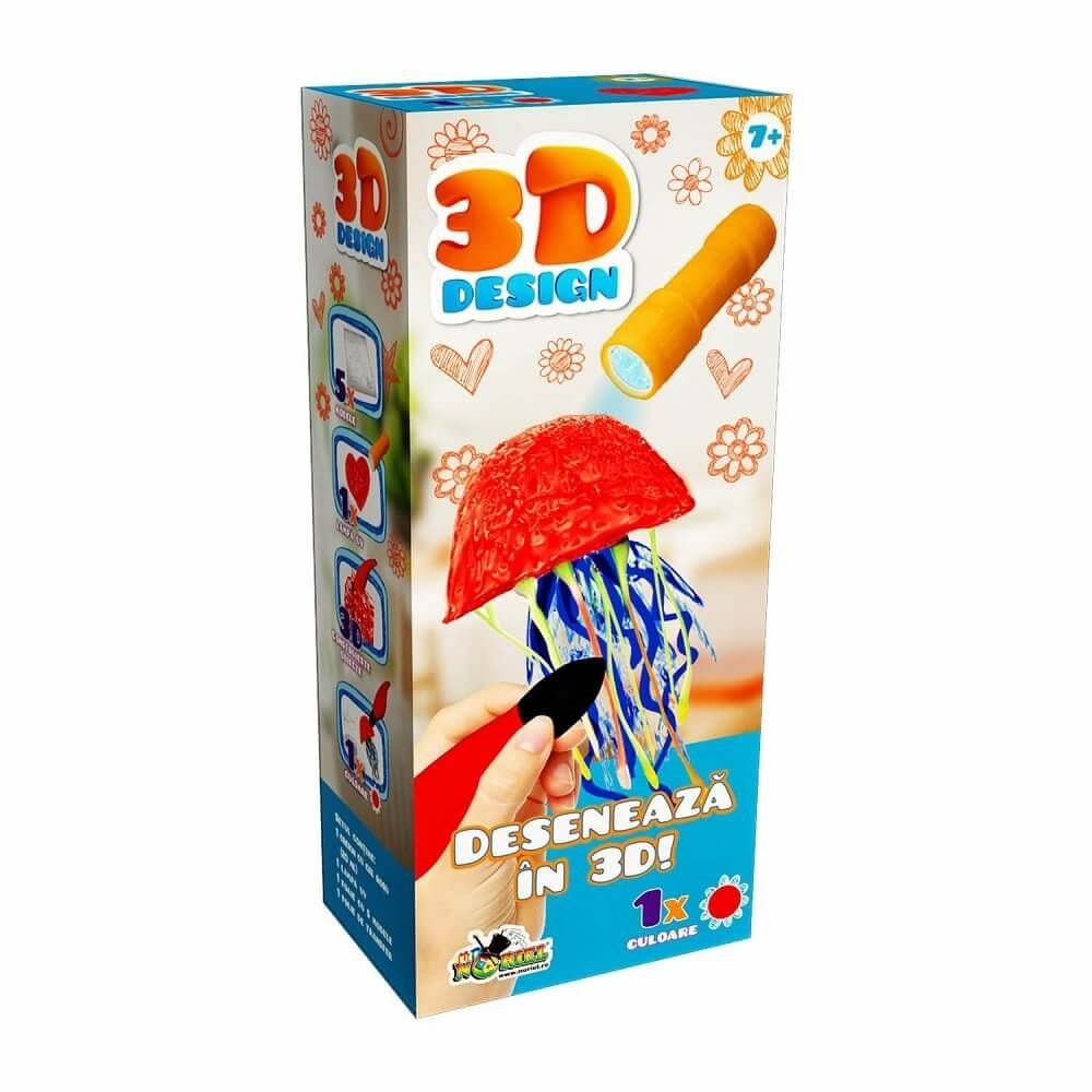 Set Creion 3D Design, Rosu