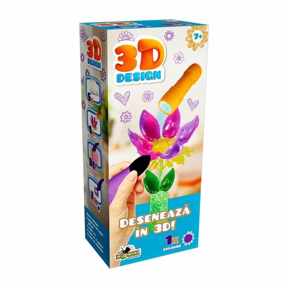 3D Design - Set Creion 3D violet