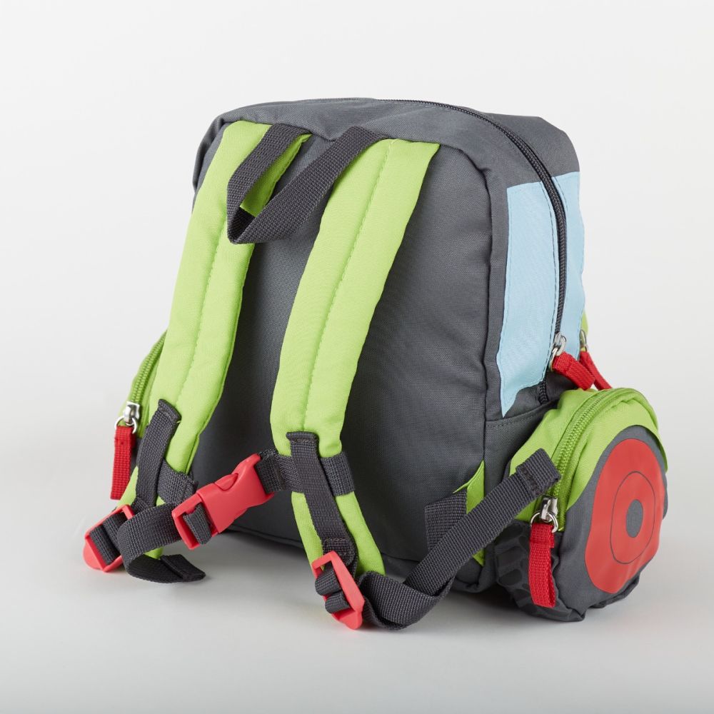 Rucsac pentru copii, Sigikid, Tractor cu roti si detalii 3D