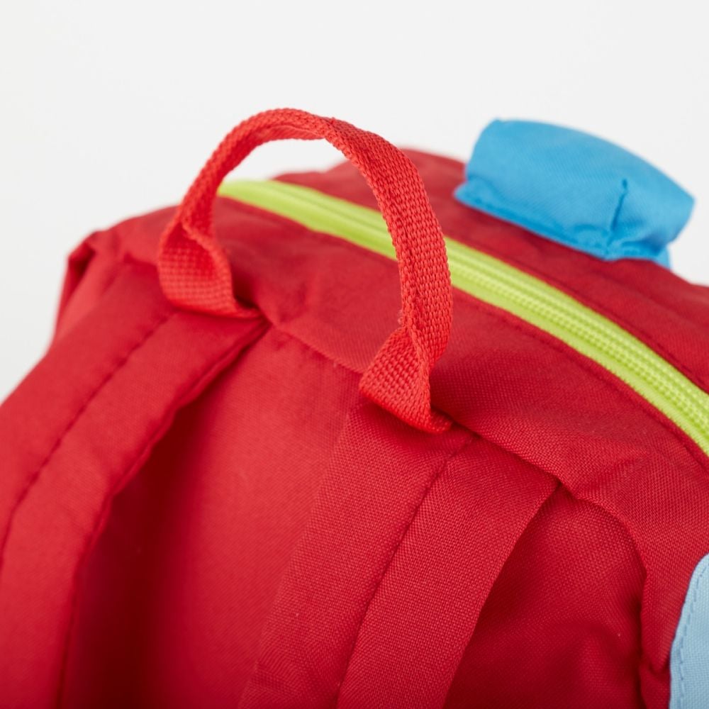 Rucsac pentru copii, Sigikid, Masina de pompieri cu roti si detalii 3D