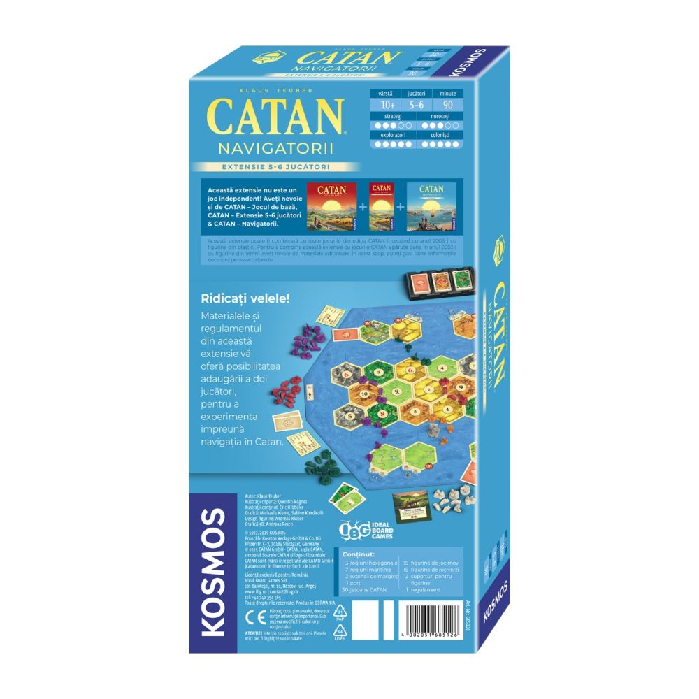 Navigatorii, Extensie 5-6 jucatori, Catan, Editia 2025