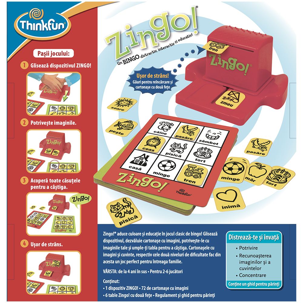 Joc Zingo, Un Bingo distractiv, interactiv si educativ, ThinkFun